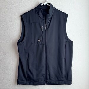 Men’s Callaway Weather Series Full Zip Golf Vest Black Large